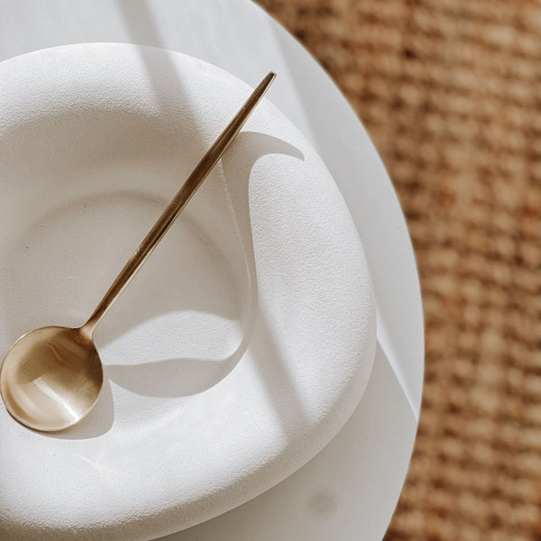 SIGNATURE GOLD SERVING SPOON